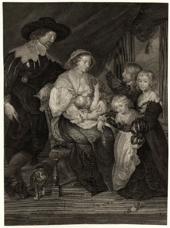Sir balthazar gerbier and family npg d26908