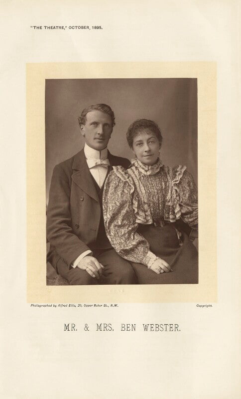 Benjamin webster; may whitty npg x27315