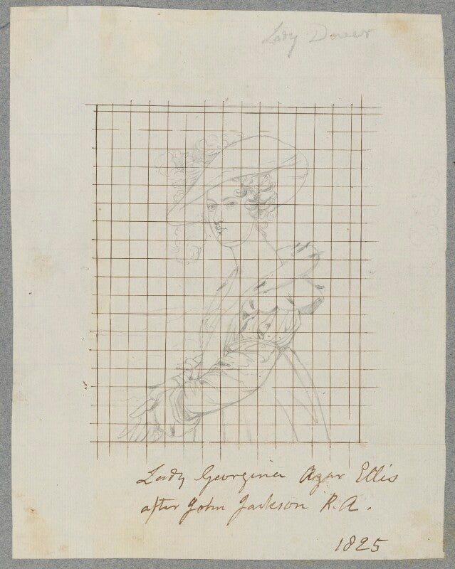 Georgiana agar ellis (née howard), baroness dover npg d17250