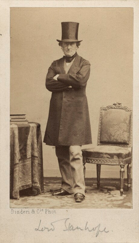 Philip stanhope, 5th earl stanhope npg ax30359