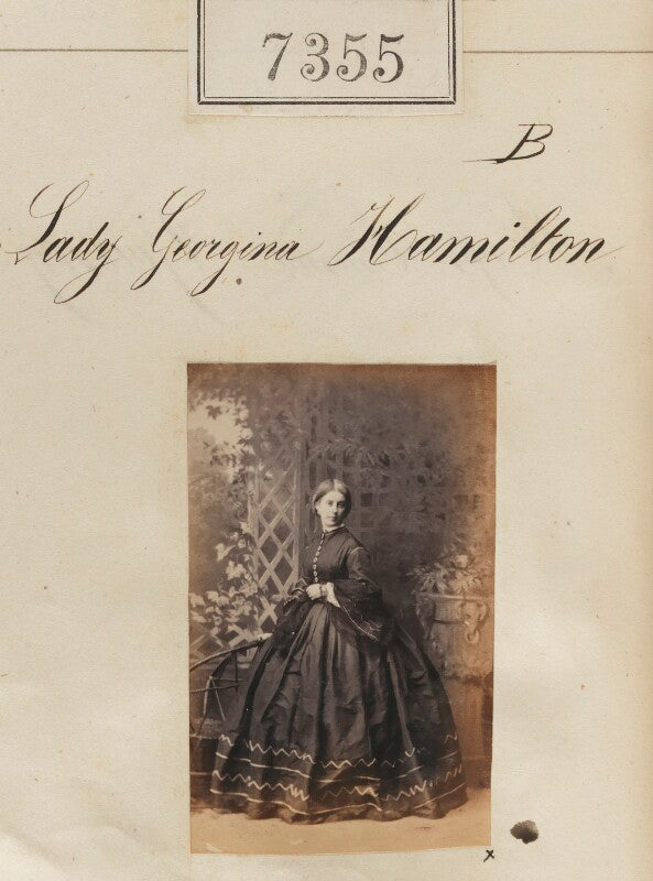 Georgiana susan (née hamilton), countess of winterton npg ax57265