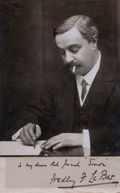 Sir hedley francis le bas npg x46548