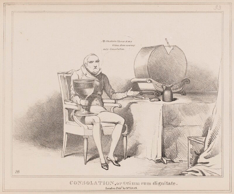 Consolation, or otium cum dignitate (john scott, 1st earl of eldon) npg d40968