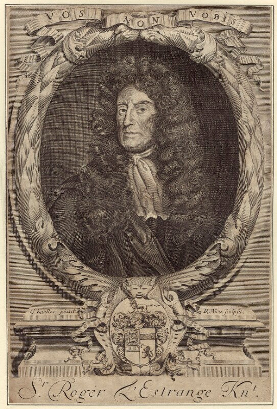 Sir roger l'estrange npg d30210
