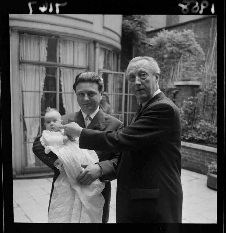 Alexandra isobel susanna edith sitwell; sir sacheverell sitwell, 6th bt; reresby sitwell, 7th bt npg x68809