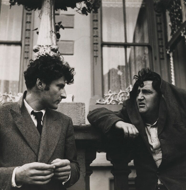 Lucian freud; brendan behan npg x22187