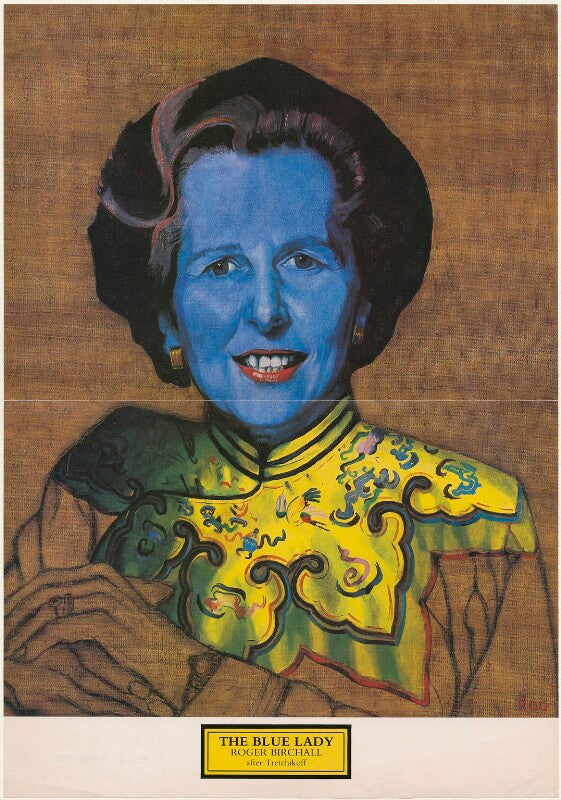 Margaret thatcher ('the blue lady') npg d49371