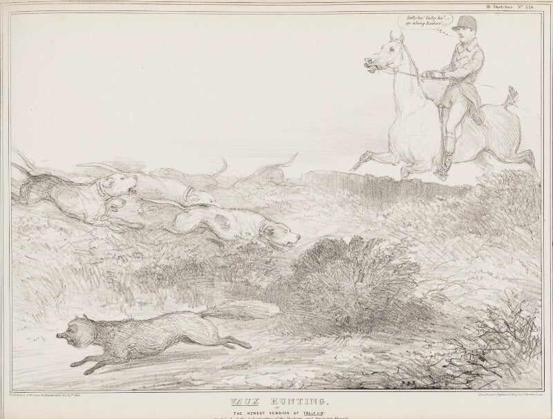 Vaux hunting or the newest version of tally ho! npg d41281