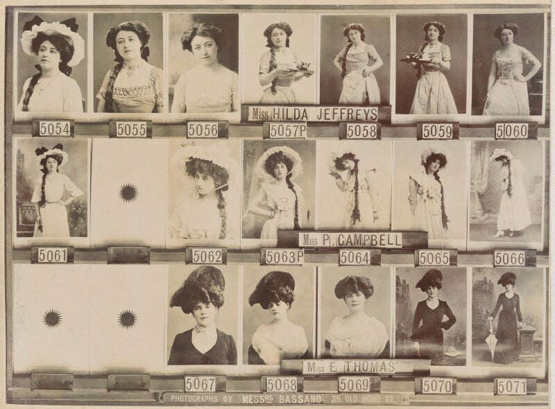 Hilda jeffreys; miss p. campbell; miss e. thomas npg ax136828