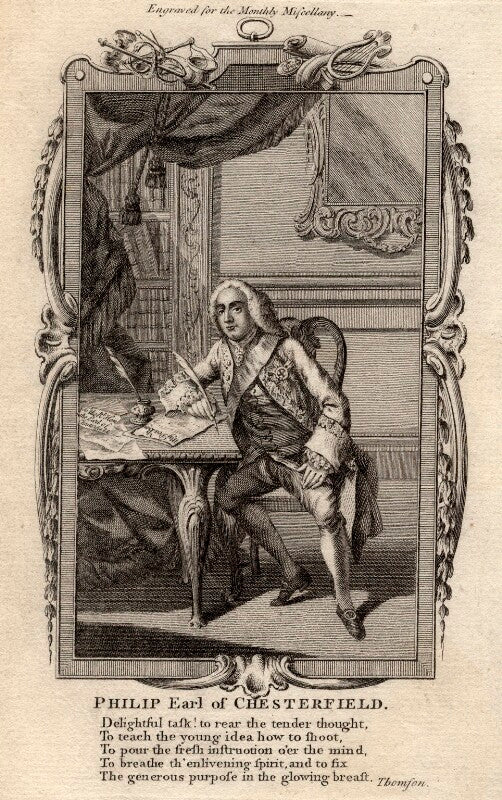 Philip dormer stanhope, 4th earl of chesterfield npg d8364