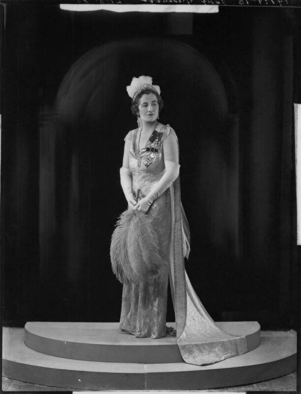 Margery greenwood (née spencer), viscountess greenwood npg x151451