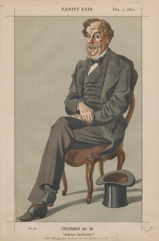 Alexander dundas ross cochrane wishart baillie, 1st baron lamington ('statesmen no. 98.') npg d43512
