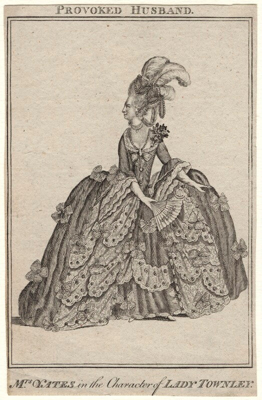 Mary ann yates as lady townley in 'the provok'd husband' npg d8932