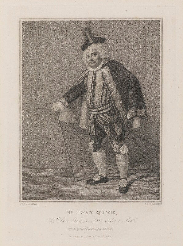 John quick as don lewis in 'love makes a man' npg d17078