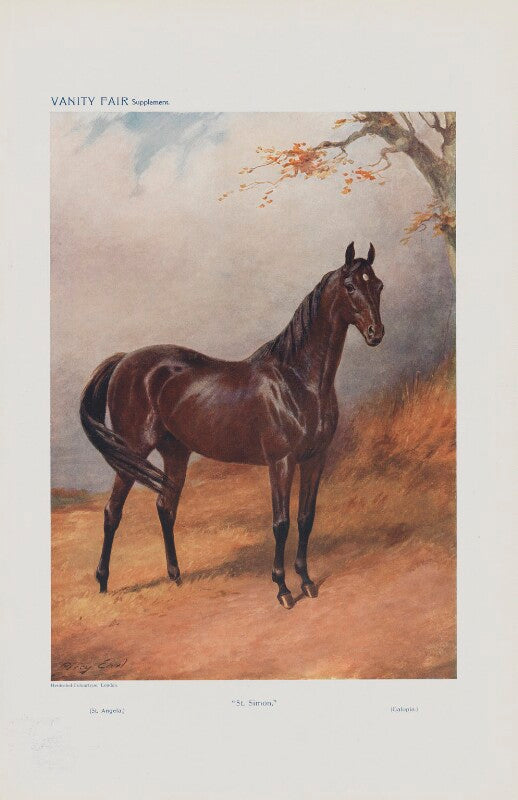 Famous racehorses. no. 8. 'st. simon.' npg d45519