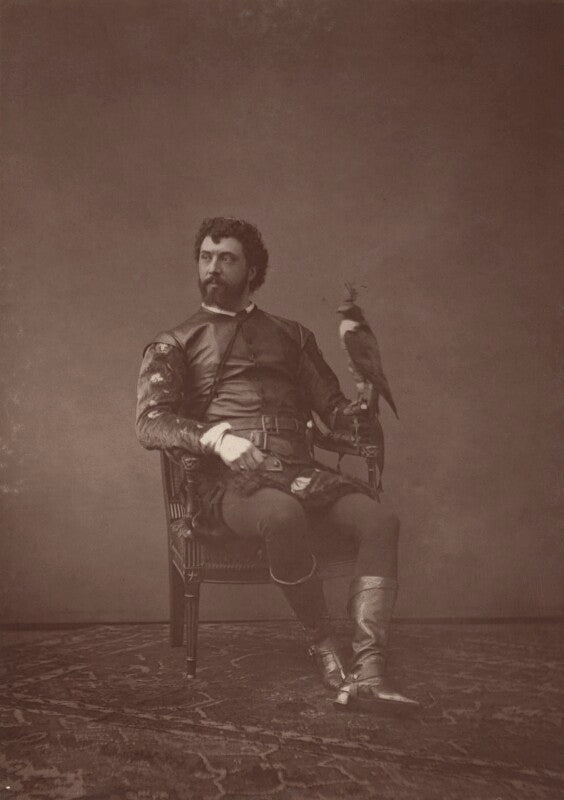 William hunter kendal (william hunter grimston) as count federigo in 'the falcon' npg ax7669