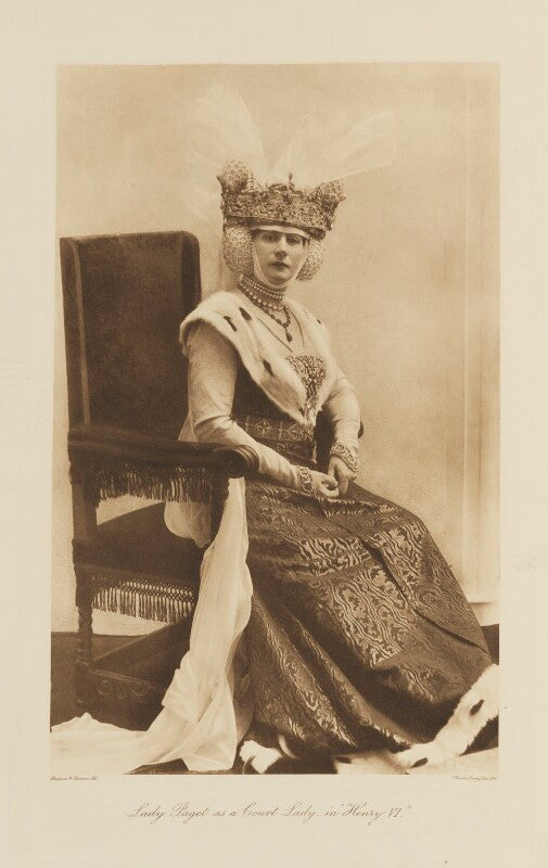 Lady paget as a court lady in 'henry vi' npg ax135772