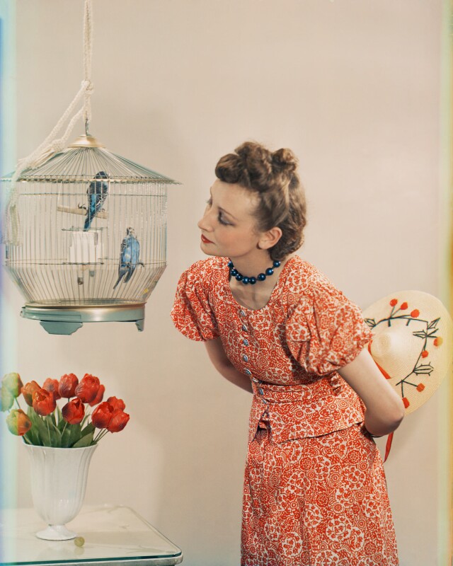 Love birds (rosemary chance (née gregory hood)) npg x220747