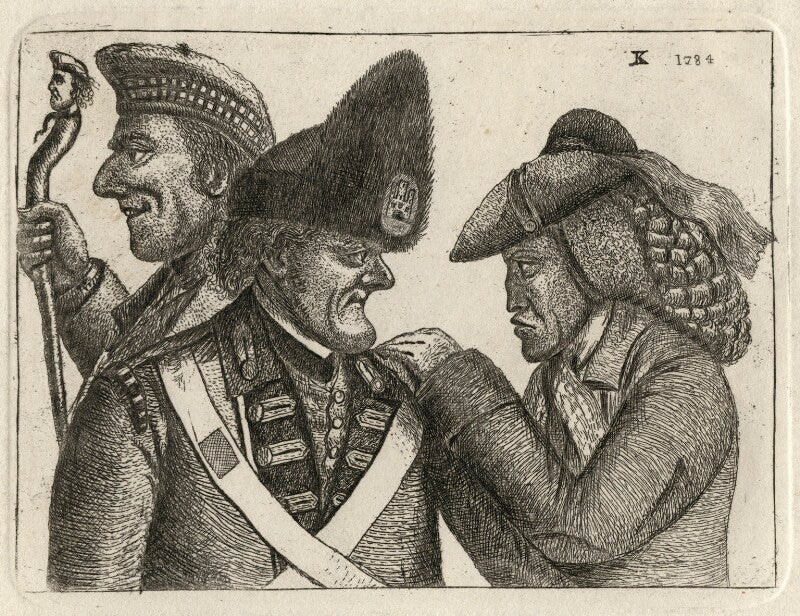 James robertson of kincraigie; john dhu (dow, macdonald); jamie duff npg d16828