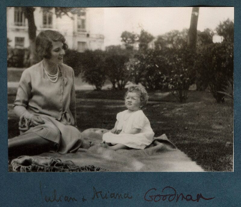 Julian vinogradoff (née morrell) with her daughter anne arianna gallon (née goodman) npg ax143205