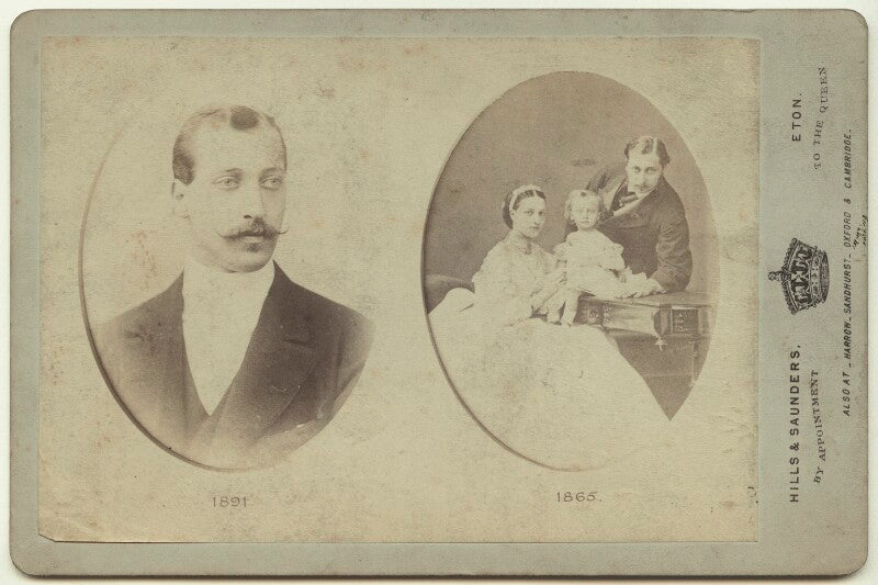 Prince albert victor, duke of clarence and avondale as a young man and as a child npg x129602