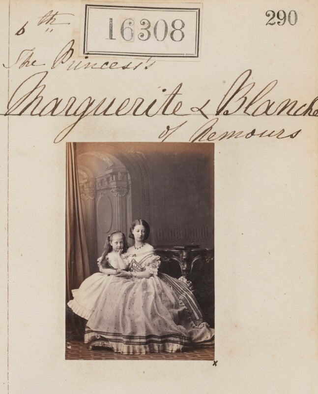 Princess blanche d'orléans; princess marguerite adelaide d'orleans npg ax64222