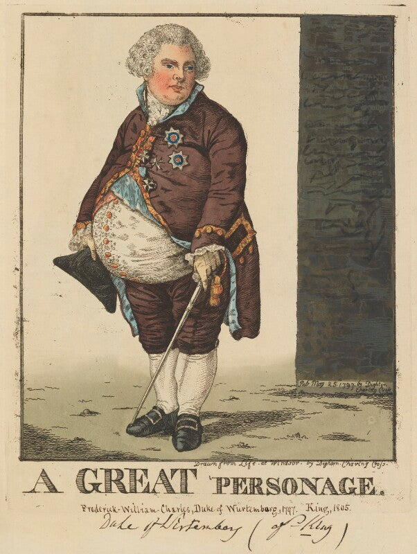 Friedrich i, king of württemberg ('a great personage') npg d13358