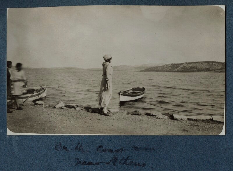 On the coast near athens (lady ottoline morrell) npg ax143649