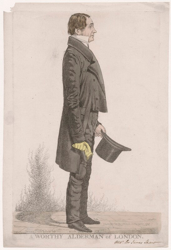 Sir james shaw ('a worthy alderman of london') npg d46109