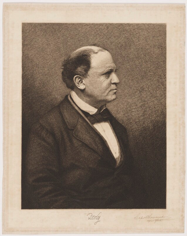 Edward henry stanley, 15th earl of derby npg d35127