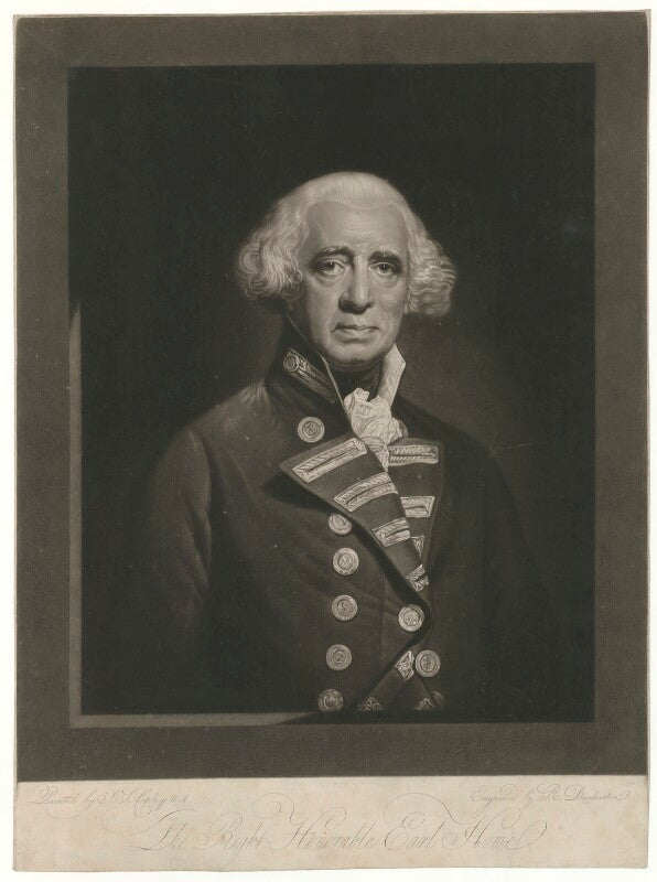 Richard howe, 1st earl howe npg d36352