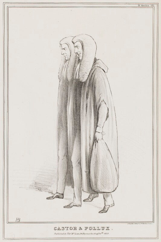 Castor & pollux (sir william horne; thomas denman, 1st baron denman) npg d41158