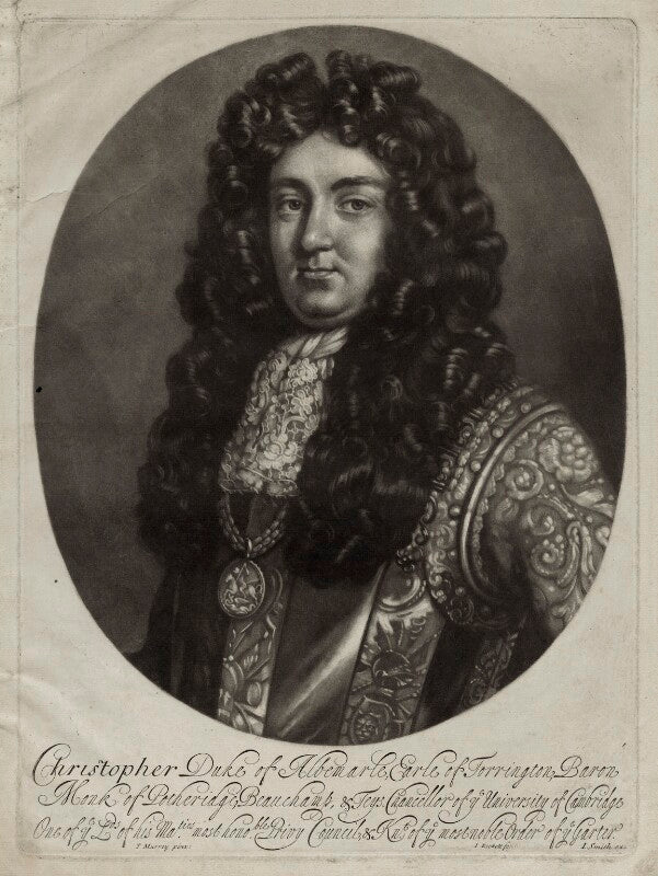 Christopher monck, 2nd duke of albemarle npg d30843