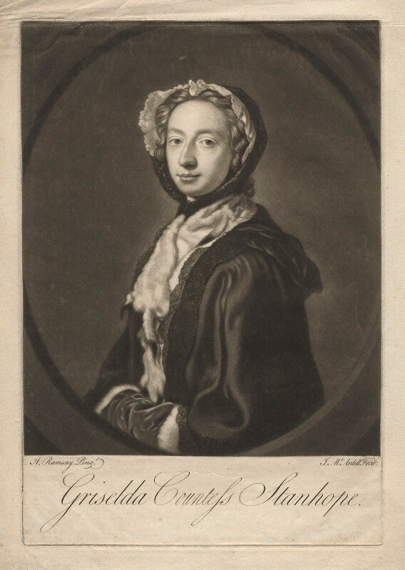 Grizel stanhope (née hamilton), countess stanhope npg d4300