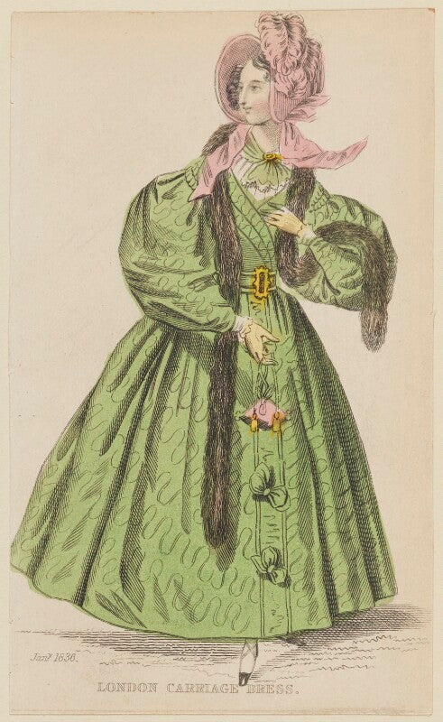 'london carriage dress', january 1836 npg d47683