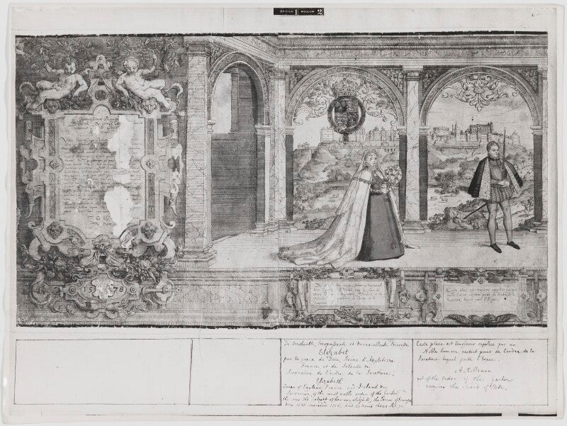 Procession of the knights of the garter (sheet 1) npg d31853