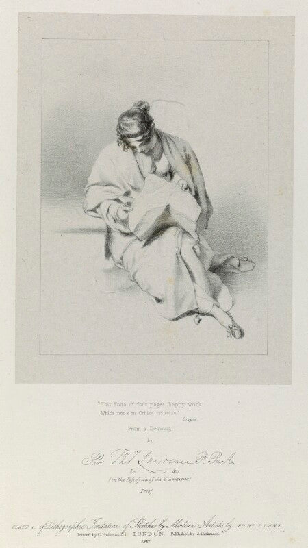 'seated woman' npg d21965