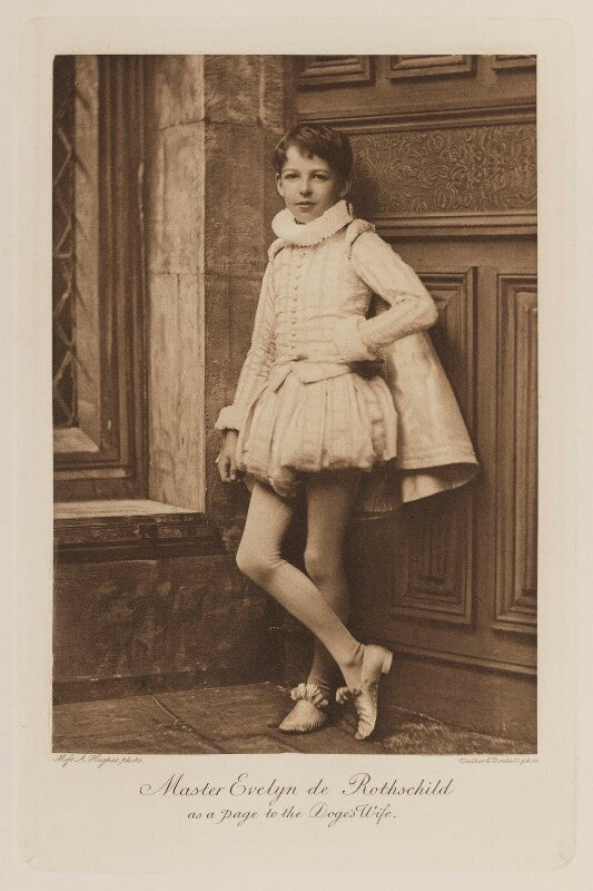 Evelyn achille de rothschild as a page to the doge's wife npg ax41174