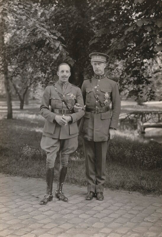 Alfonso xiii, king of spain; king albert i of belgium npg x199623