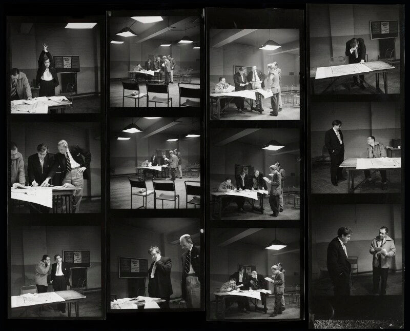 Tony hancock; sid james; the cast and crew of 'hancock' npg x125129