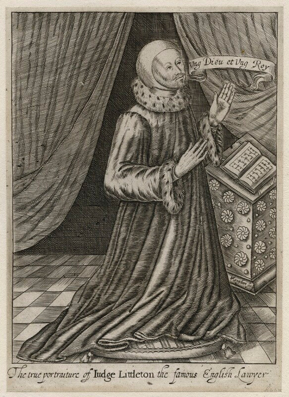 Sir thomas littleton (lyttleton) npg d42344