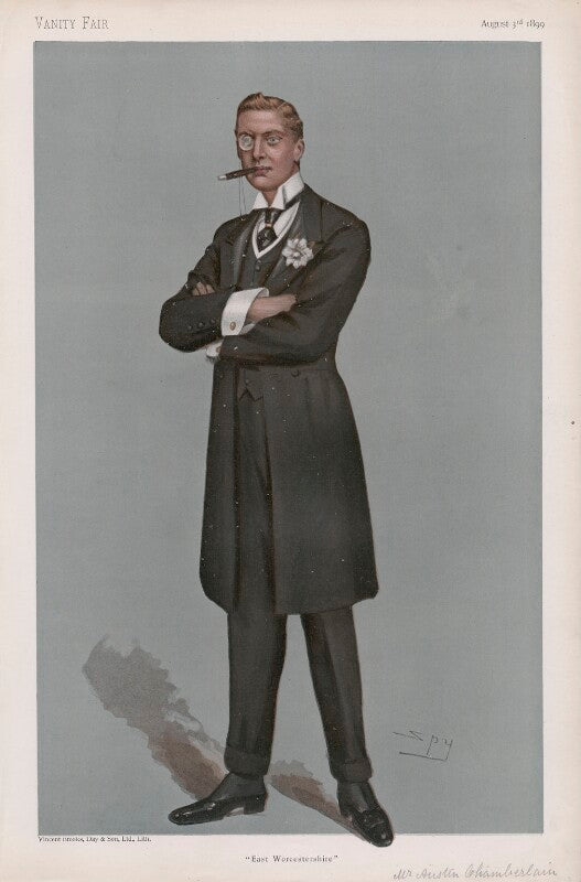 Sir (joseph) austen chamberlain ('statesmen. no. 711.') npg d44972