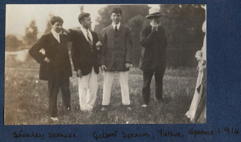 Sir stanley spencer; sydney spencer; gilbert spencer; william spencer npg ax140480
