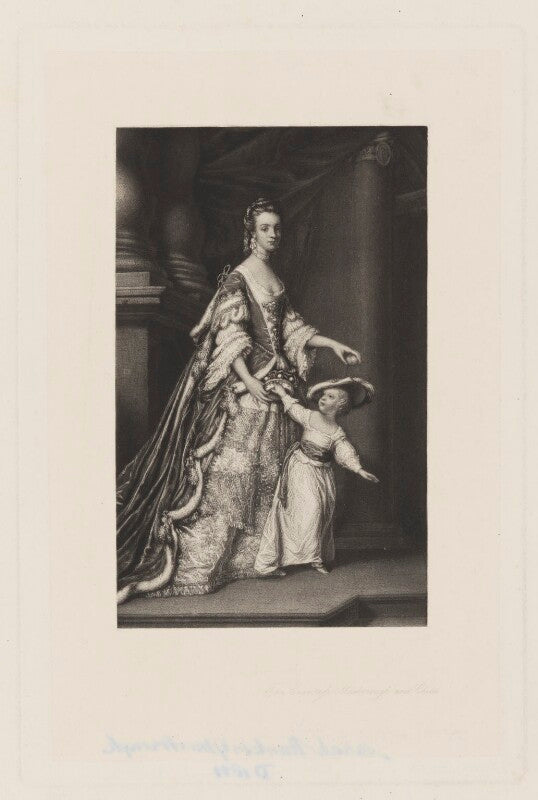 Sarah savile (née delavel), countess of mexborough; john savile, 2nd earl of mexborough npg d38392