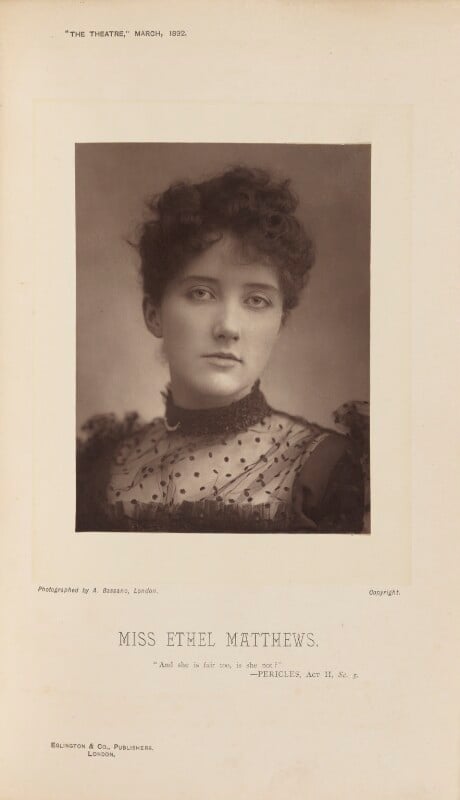 Ethel matthews npg ax28828