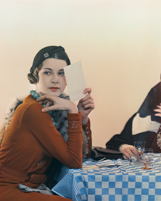 A day in the life of a debutante: lunch with mother and a roving eye (betty cowell) npg x222133