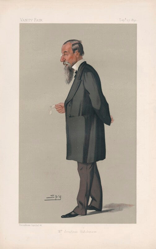Sir jonathan hutchinson ('men of the day. no. 484.') npg d44509