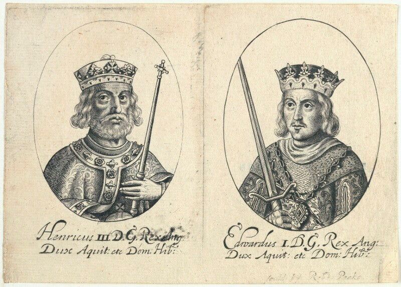 King henry iii; king edward i (fictitious portraits) npg d22803