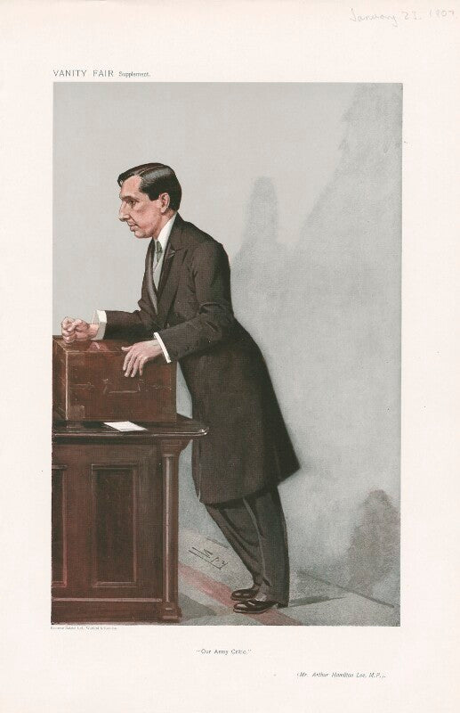 Arthur hamilton lee, 1st viscount lee of fareham ('men of the day. no. 1050. "our army critic."') npg d45364