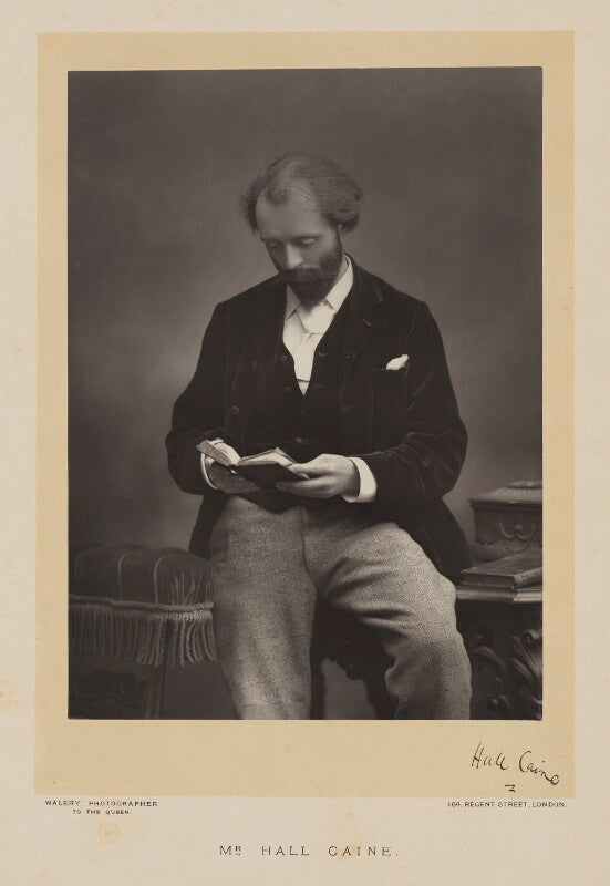 Sir (thomas henry) hall caine npg ax38518